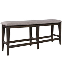 Double Bridge Counter Bench (RTA) in Dark Chestnut