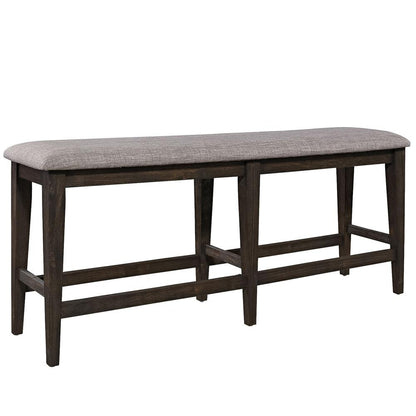Double Bridge Counter Bench (RTA) in Dark Chestnut