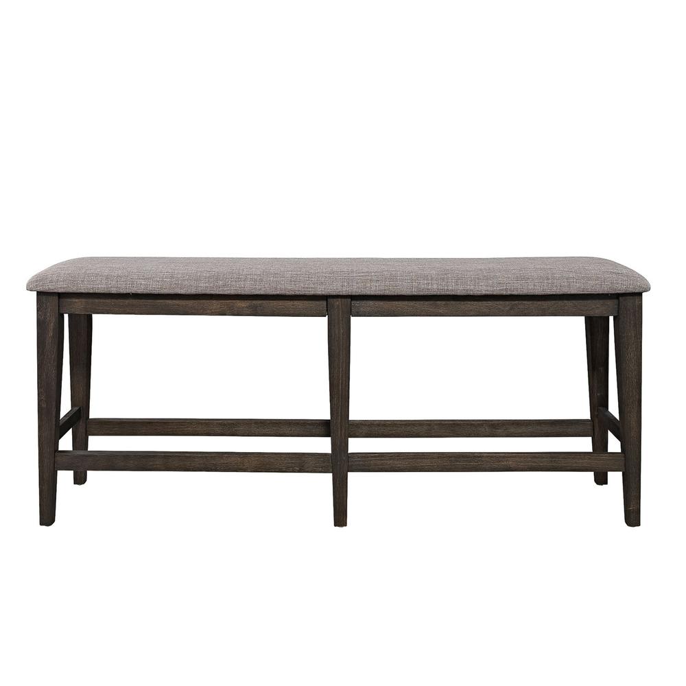 Double Bridge Counter Bench (RTA) in Dark Chestnut