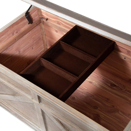 Parkland Falls Storage Trunk in Weathered Taupe