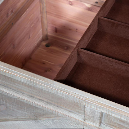 Parkland Falls Storage Trunk in Weathered Taupe