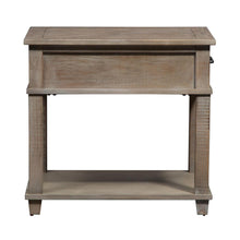 Parkland Falls Rectangular End Table in Weathered Taupe