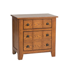 Grandpas Cabin Night Stand in Aged Oak