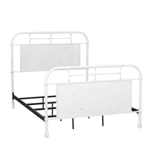 Vintage Series Twin Metal Bed - Antique White in Distressed Metal