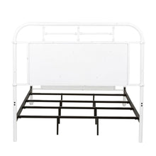 Vintage Series Twin Metal Bed - Antique White in Distressed Metal