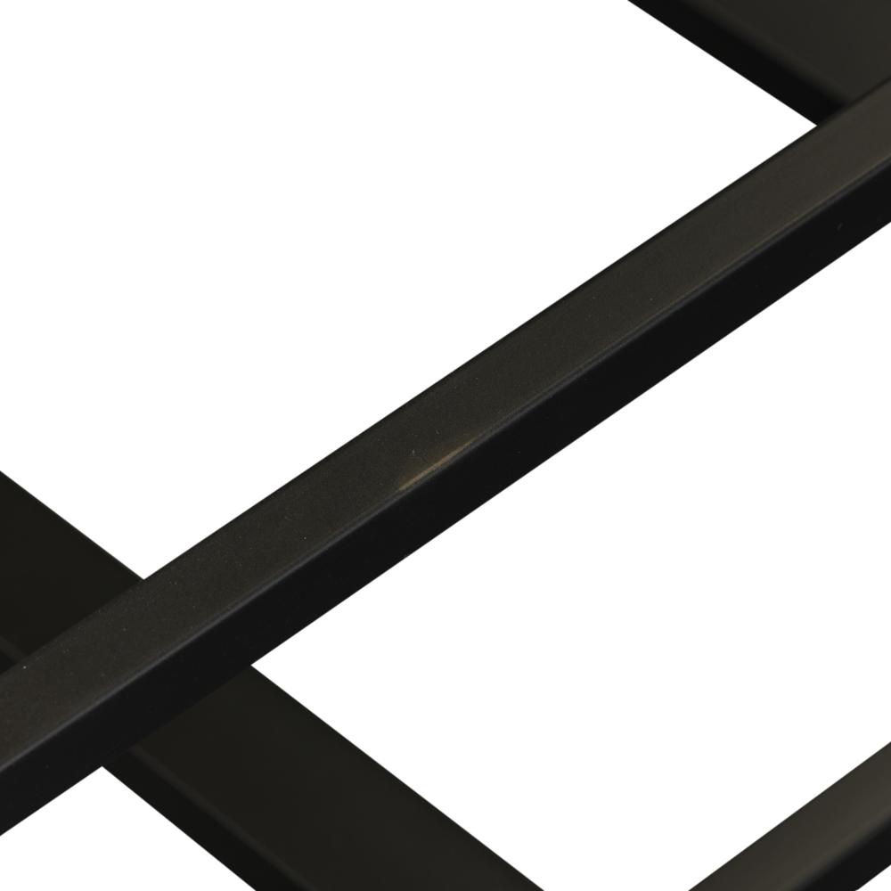 Vintage Series Twin Metal Trundle - Black in Distressed Metal