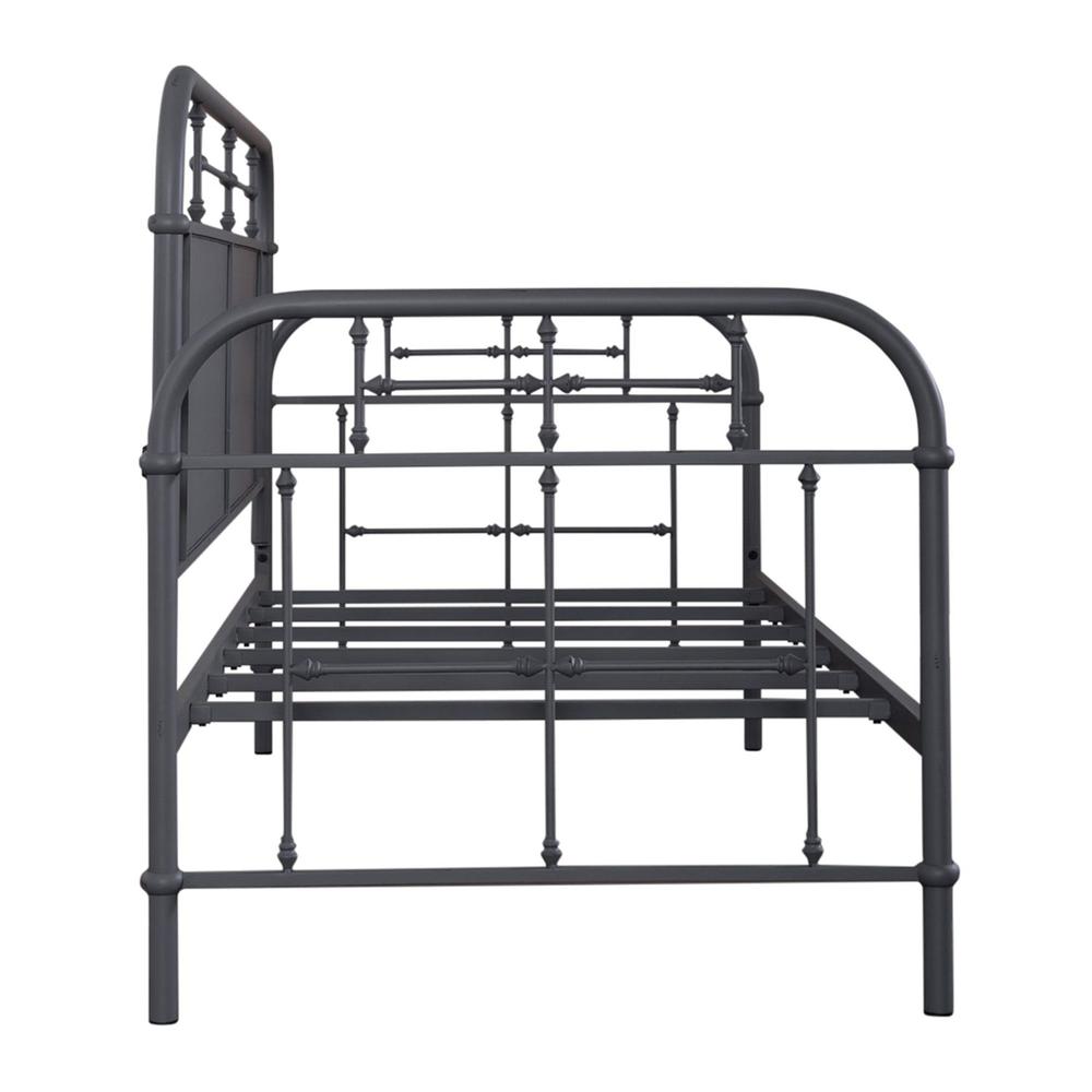 Vintage Series Twin Metal Day Bed - Navy in Distressed Metal