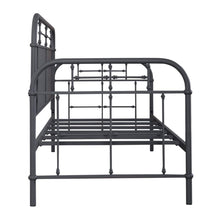 Vintage Series Twin Metal Day Bed - Navy in Distressed Metal