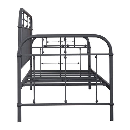 Vintage Series Twin Metal Day Bed - Navy in Distressed Metal