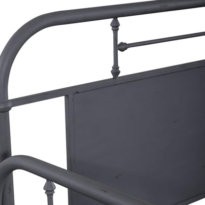 Vintage Series Twin Metal Day Bed - Navy in Distressed Metal