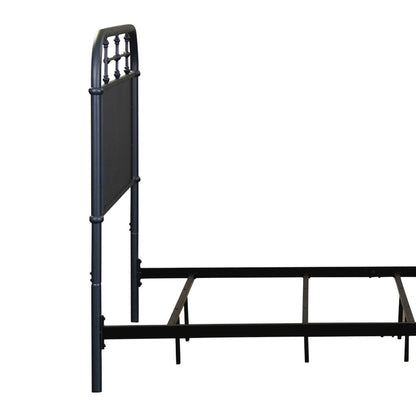Vintage Series Full Metal Headboard - Navy in Distressed Metal