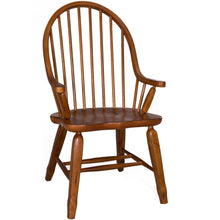 Treasures Bow Back Arm Chair - Oak in Rustic Oak