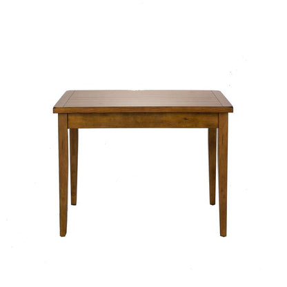 Treasures Rectangular Leg Table - Oak in Rustic Oak