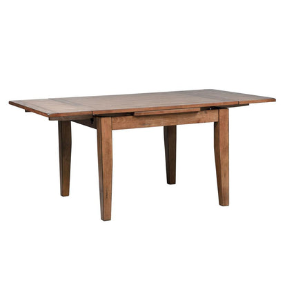 Treasures Retractable Leg Table - Oak in Rustic Oak