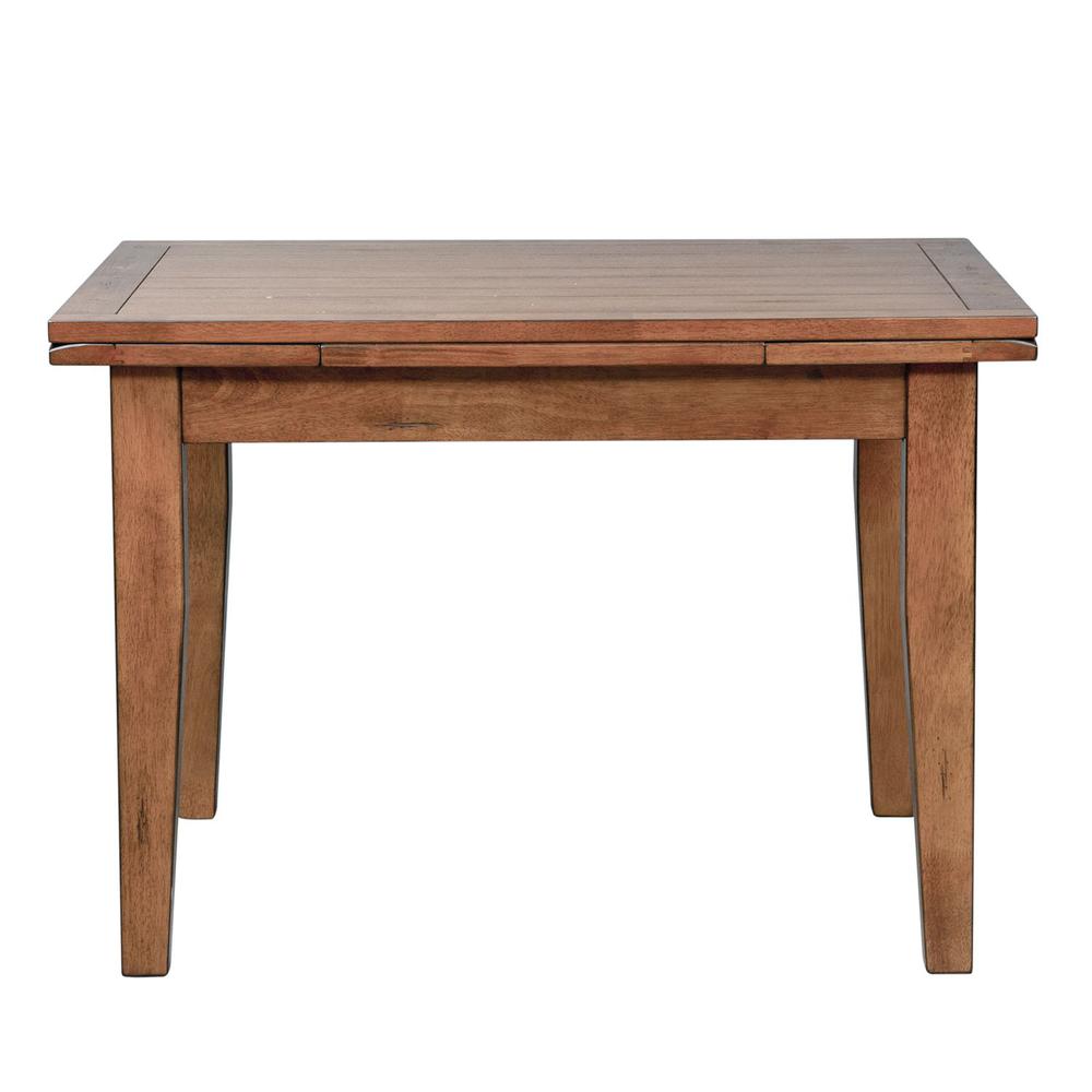 Treasures Retractable Leg Table - Oak in Rustic Oak