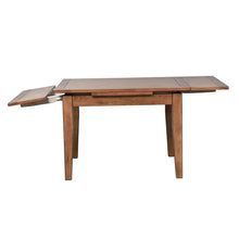 Treasures Retractable Leg Table - Oak in Rustic Oak