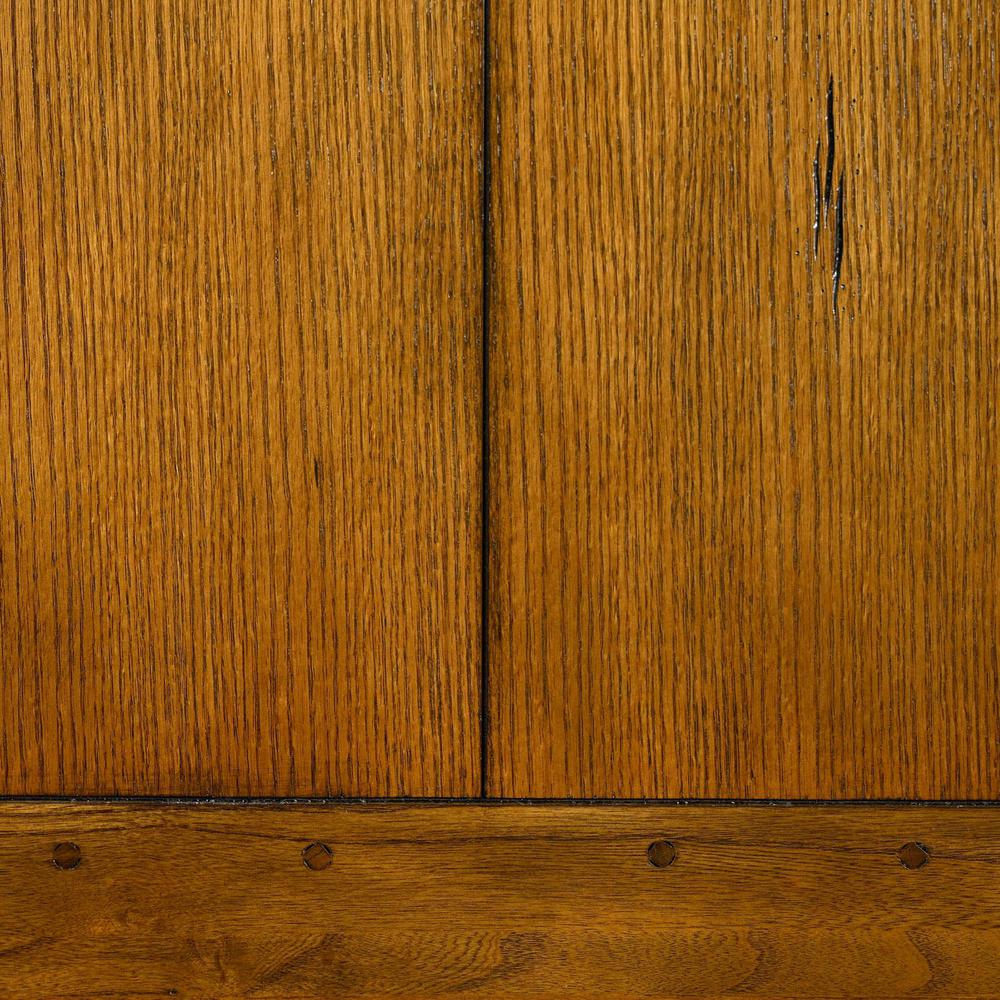 Treasures Rectangular Leg Table - Oak in Rustic Oak