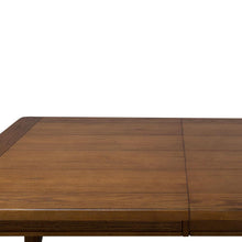 Treasures Rectangular Leg Table - Oak in Rustic Oak