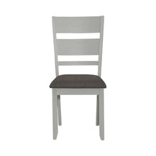 Slat Back Uph Side Chair (RTA) - Set of 2 Transitional White
