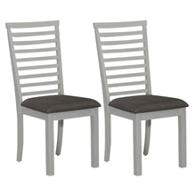 Uph Ladder Back Side Chair (RTA) - Set of 2 Transitional White