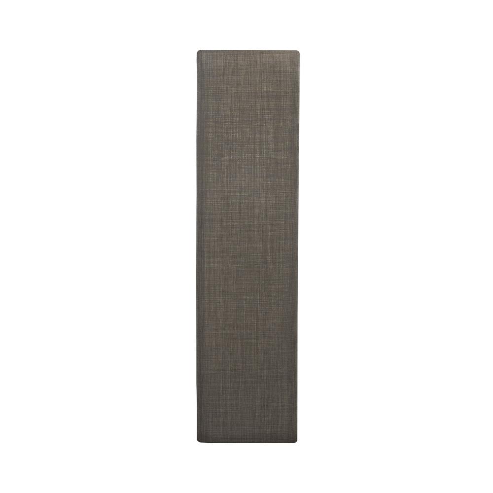 Brook Bay Upholstered Dining Bench in Textured White w/ Carbon Gray Top