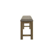 Brook Bay Upholstered Counter Height Bench for Dining Room - Sandstone Brown