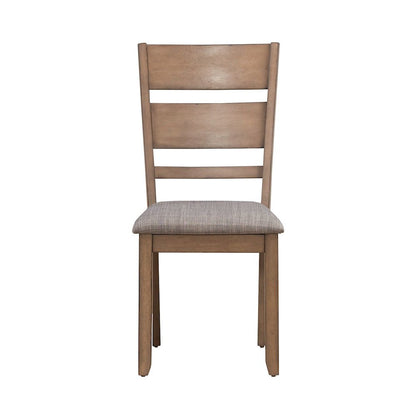 Brook Bay Slat Back Upholstered Side Dining Chair - Set of 2 - Sandstone