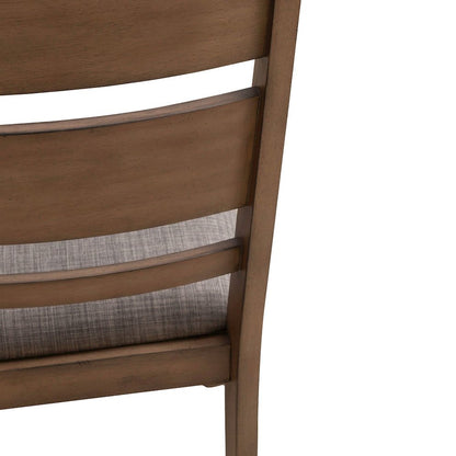 Brook Bay Slat Back Upholstered Side Dining Chair - Set of 2 - Sandstone