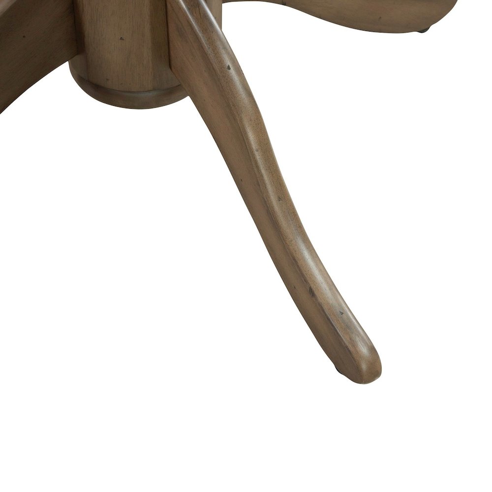 Brook Bay Round Drop Leaf Table Pedestal with Two 8" Drop Down Leaves