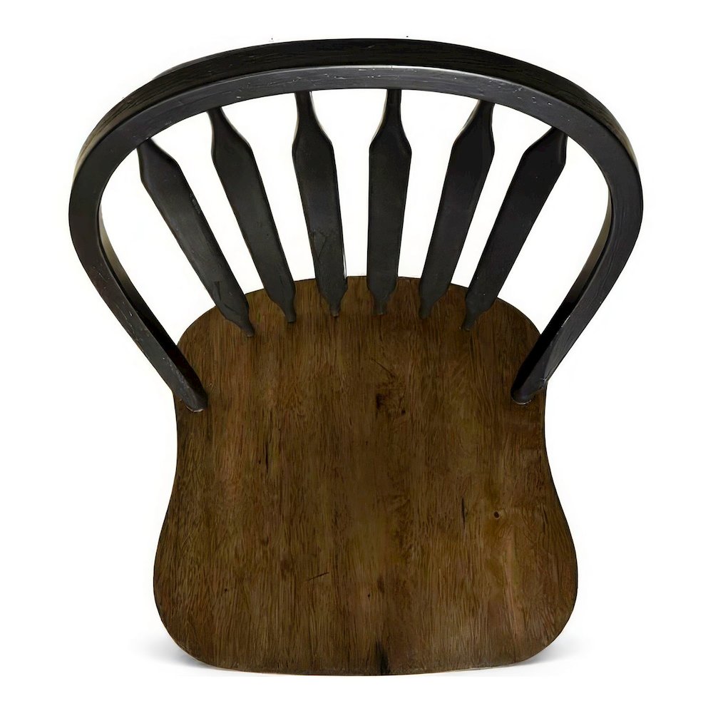 Carolina Crossing Windsor Swivel Counter Chair - Black - Black w/ Antique Honey