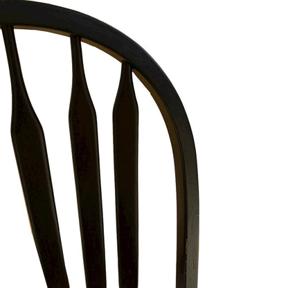 Carolina Crossing Windsor Swivel Counter Chair - Black - Black w/ Antique Honey