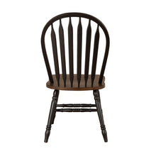 Windsor Side Chair)-Black- Set of 2 Solids Black