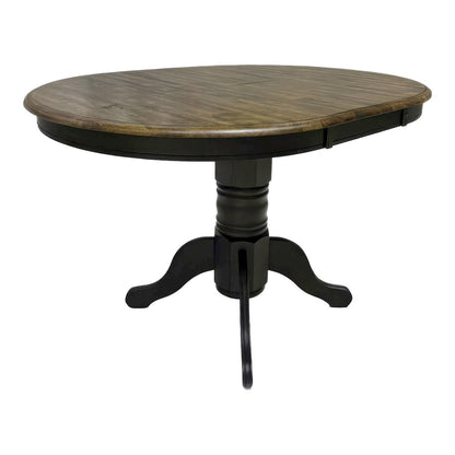 Carolina Crossing Gathering Table Counter Height 36" 15" Butterfly Leaf - Black