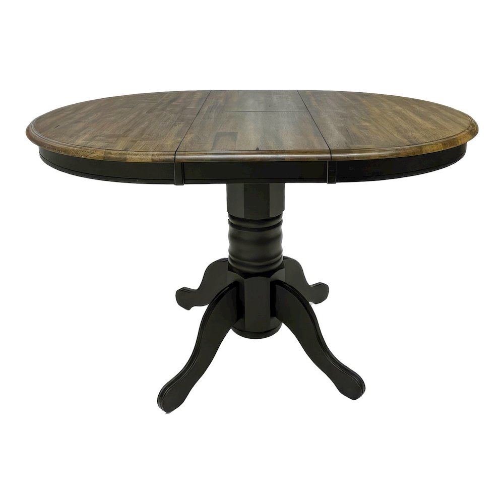 Carolina Crossing Gathering Table Counter Height 36" 15" Butterfly Leaf - Black