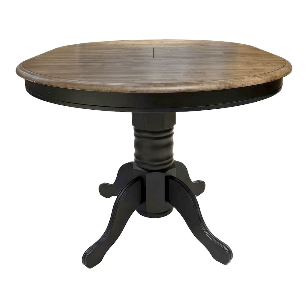 Carolina Crossing Gathering Table Counter Height 36" 15" Butterfly Leaf - Black
