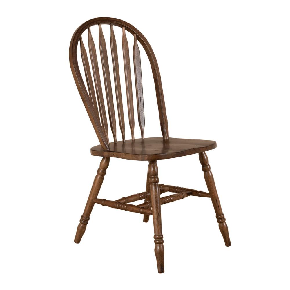 Carolina Crossing Windsor Side Chair in Antique Honey