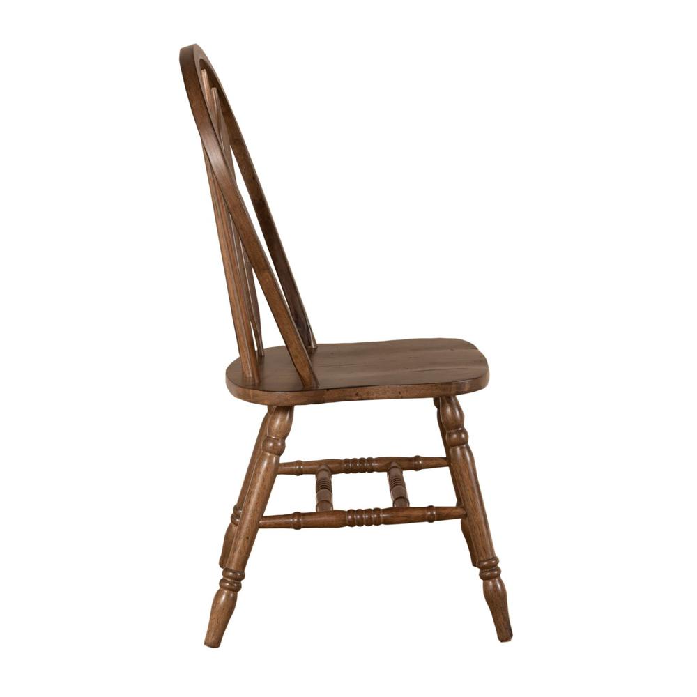 Carolina Crossing Windsor Side Chair in Antique Honey