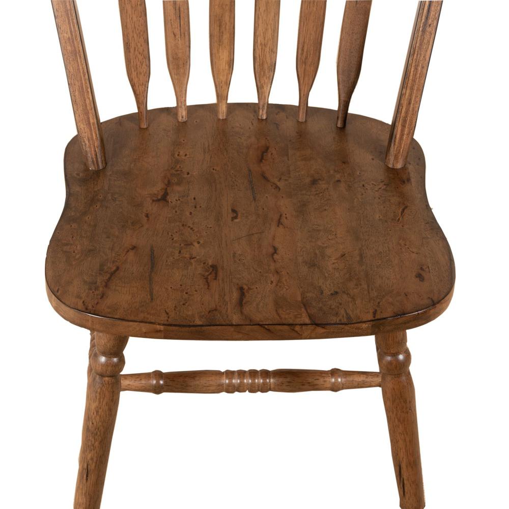 Carolina Crossing Windsor Side Chair in Antique Honey