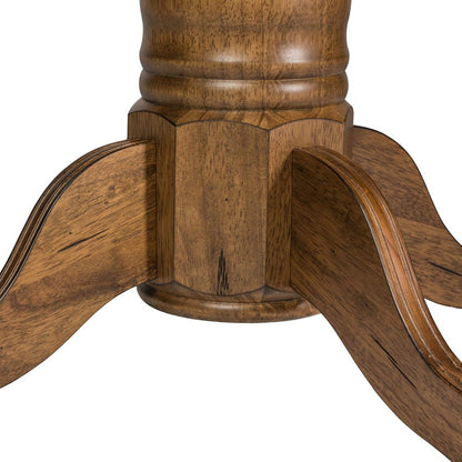 Carolina Crossing 3 Piece Round Table Set - 2 Windsor Side Chairs - Antique