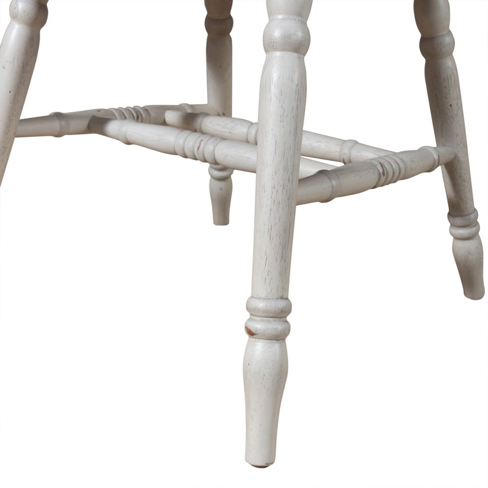 Windsor Side Chair- White- Set of 2 Solids White