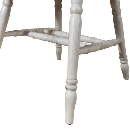 Windsor Side Chair- White- Set of 2 Solids White