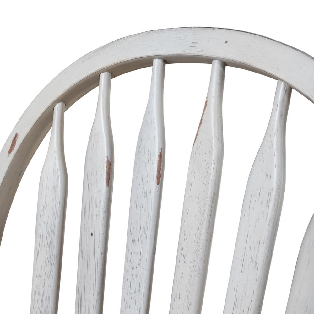 Windsor Side Chair- White- Set of 2 Solids White