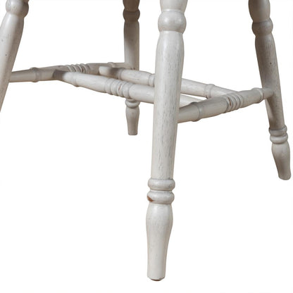Windsor Side Chair- White- Set of 2 Solids White