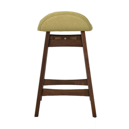 Space Savers 24 Inch Counter Chair - Green (RTA) in Satin Walnut