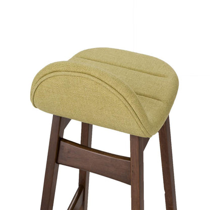Space Savers 24 Inch Counter Chair - Green (RTA) in Satin Walnut