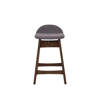 Space Savers 24 Inch Counter Chair - Grey (RTA) in Satin Walnut