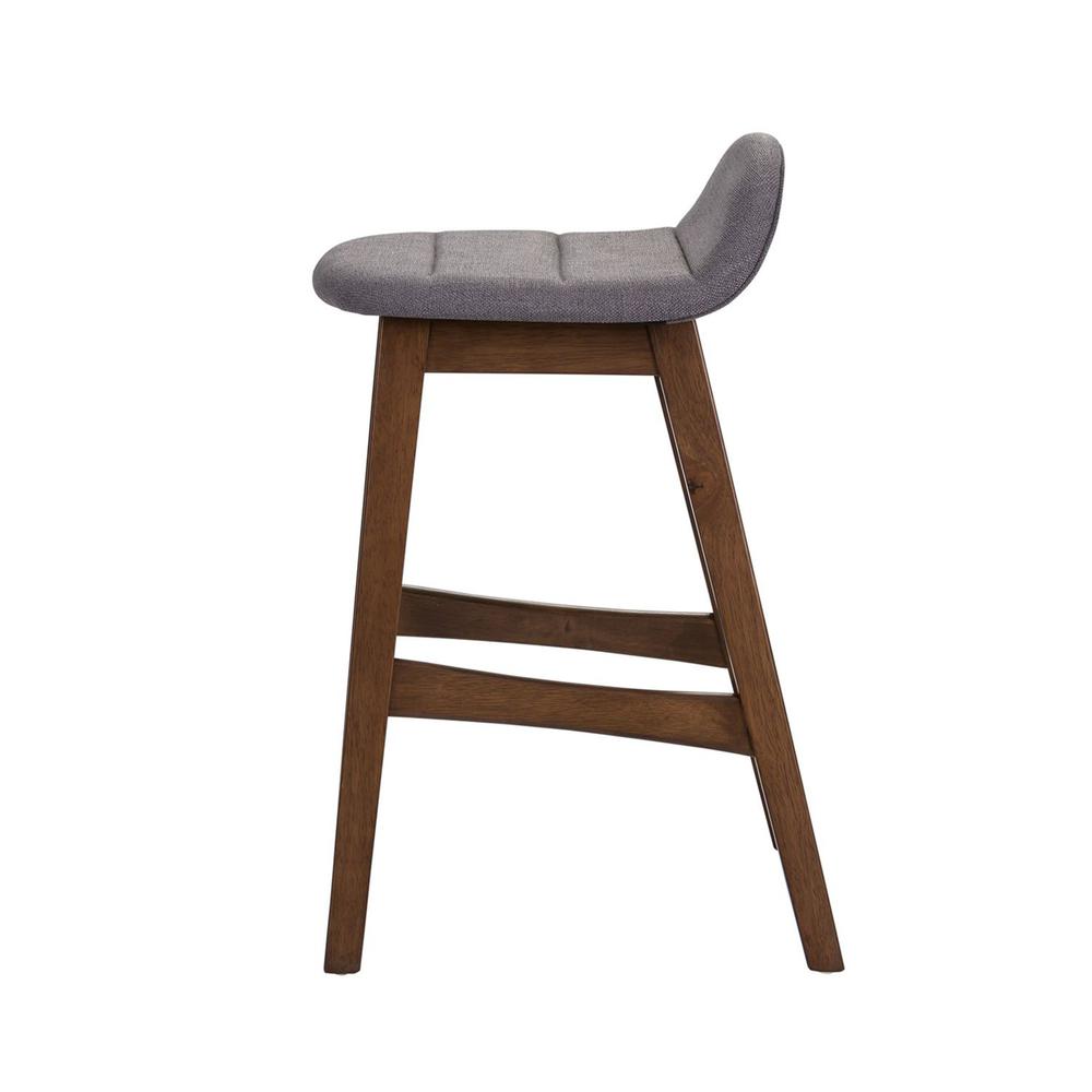 Space Savers 24 Inch Counter Chair - Grey (RTA) in Satin Walnut