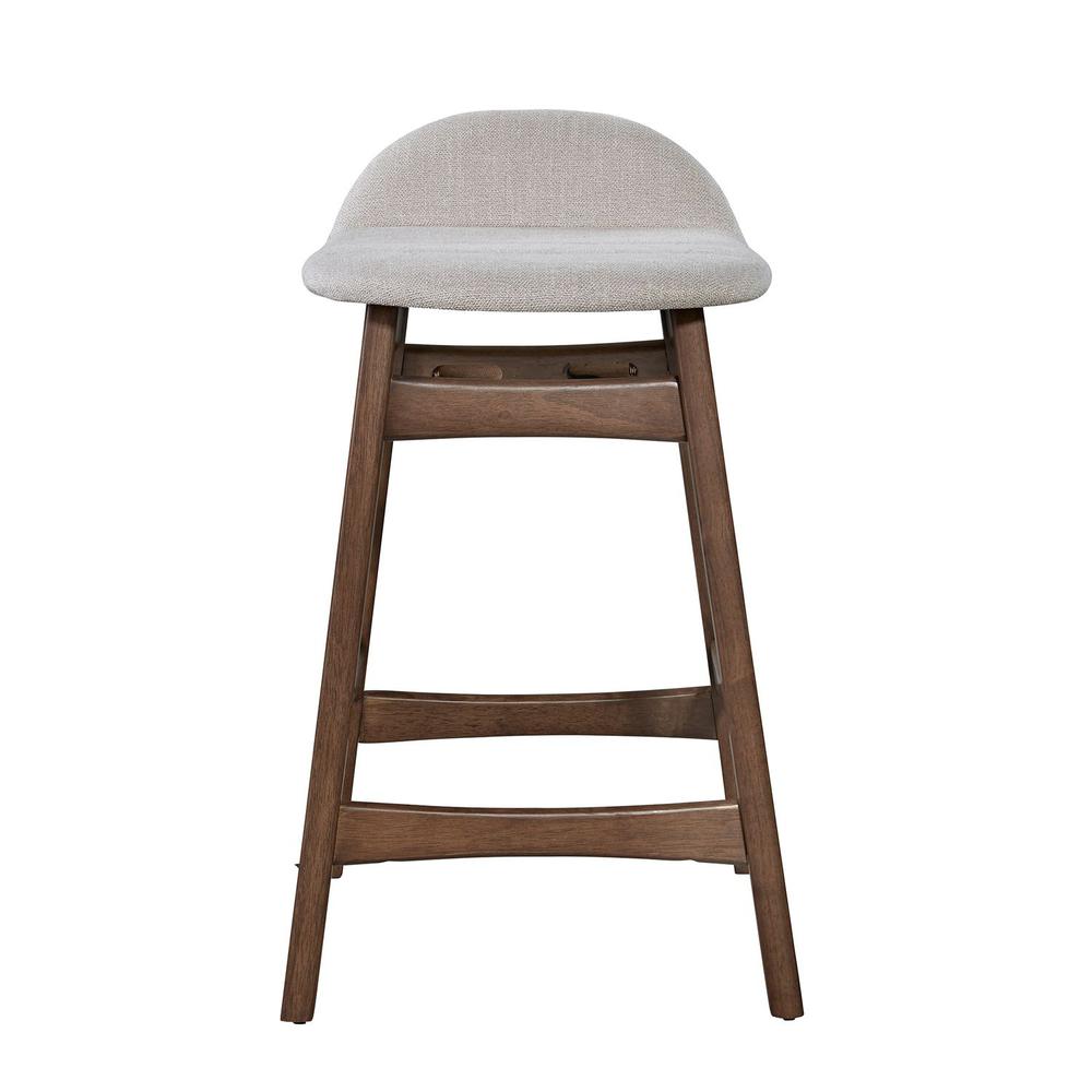 Space Savers 24 Inch Counter Chair - Light Tan (RTA) in Satin Walnut