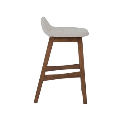 Space Savers 24 Inch Counter Chair - Light Tan (RTA) in Satin Walnut