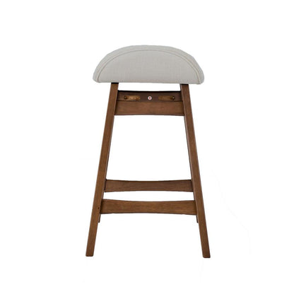 Space Savers 24 Inch Counter Chair - Light Tan (RTA) in Satin Walnut